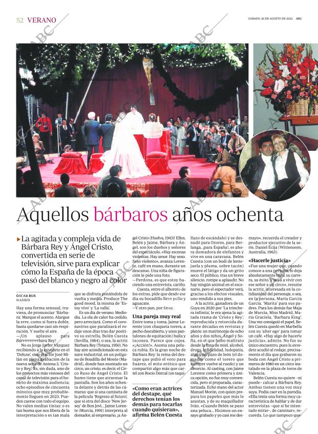 ABC MADRID 20-08-2022 página 52