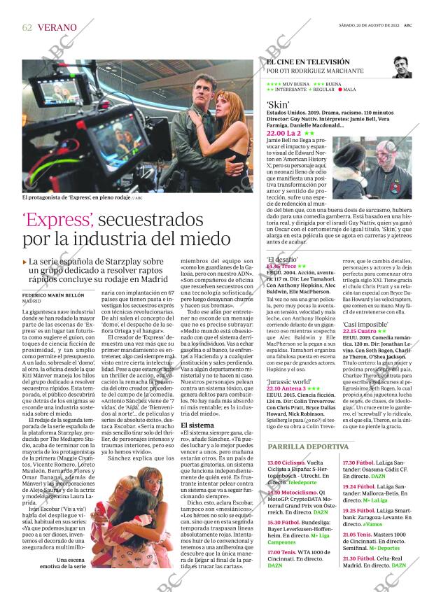 ABC MADRID 20-08-2022 página 62