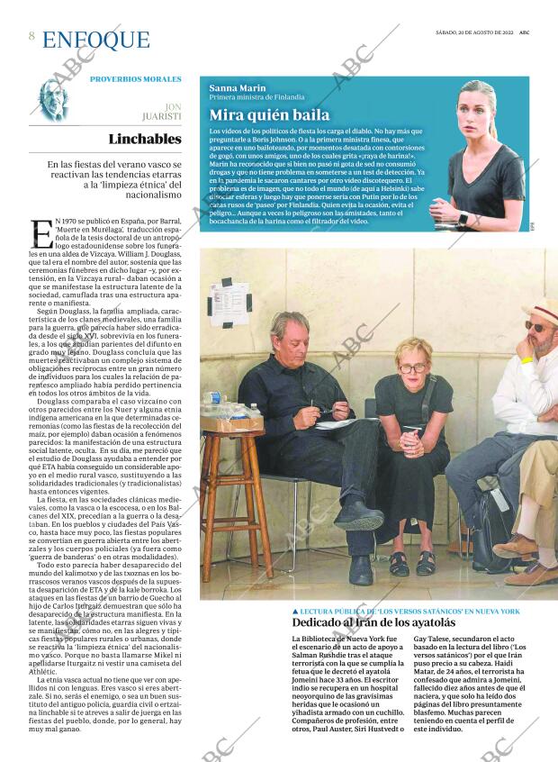ABC MADRID 20-08-2022 página 8