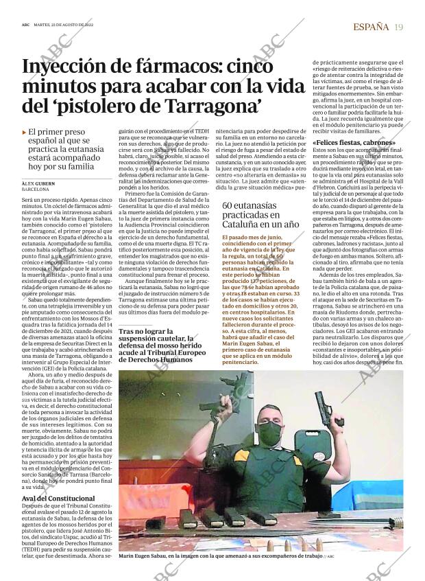 ABC MADRID 23-08-2022 página 19