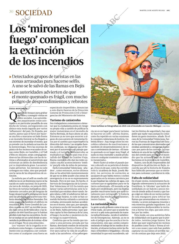 ABC MADRID 23-08-2022 página 30