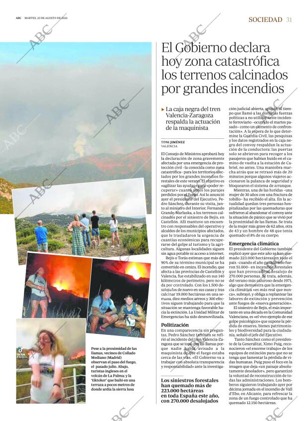 ABC MADRID 23-08-2022 página 31