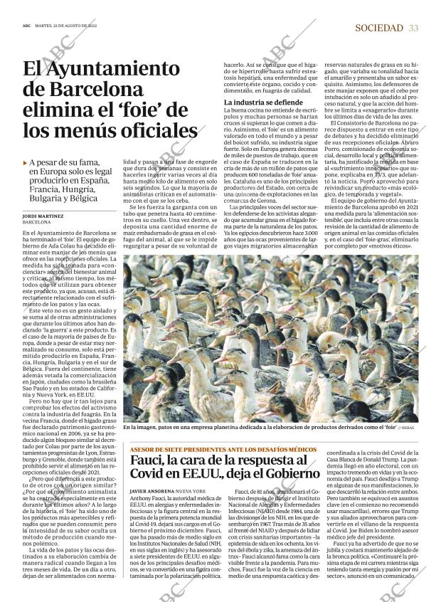 ABC MADRID 23-08-2022 página 33
