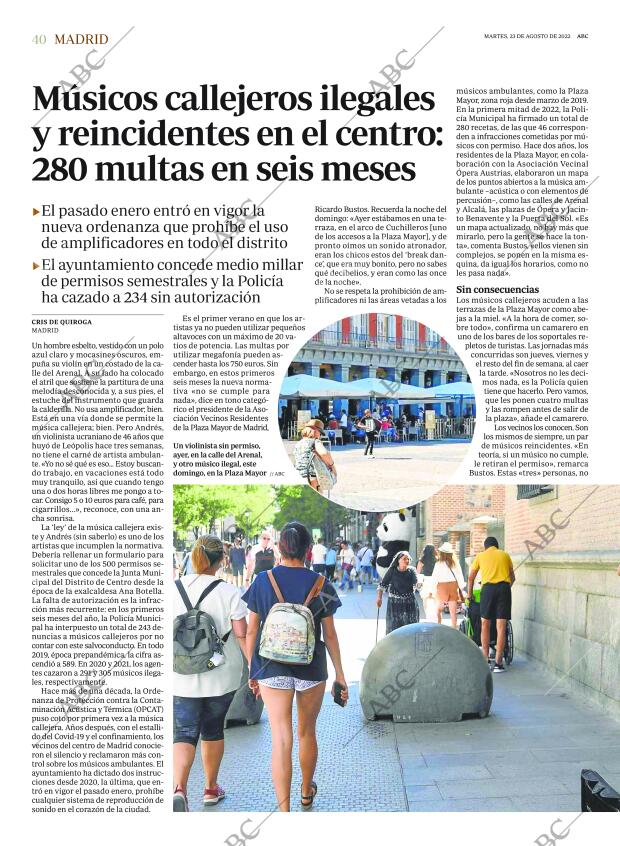 ABC MADRID 23-08-2022 página 40