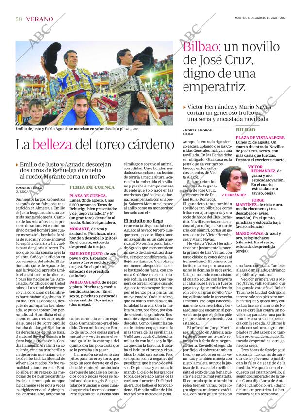 ABC MADRID 23-08-2022 página 58