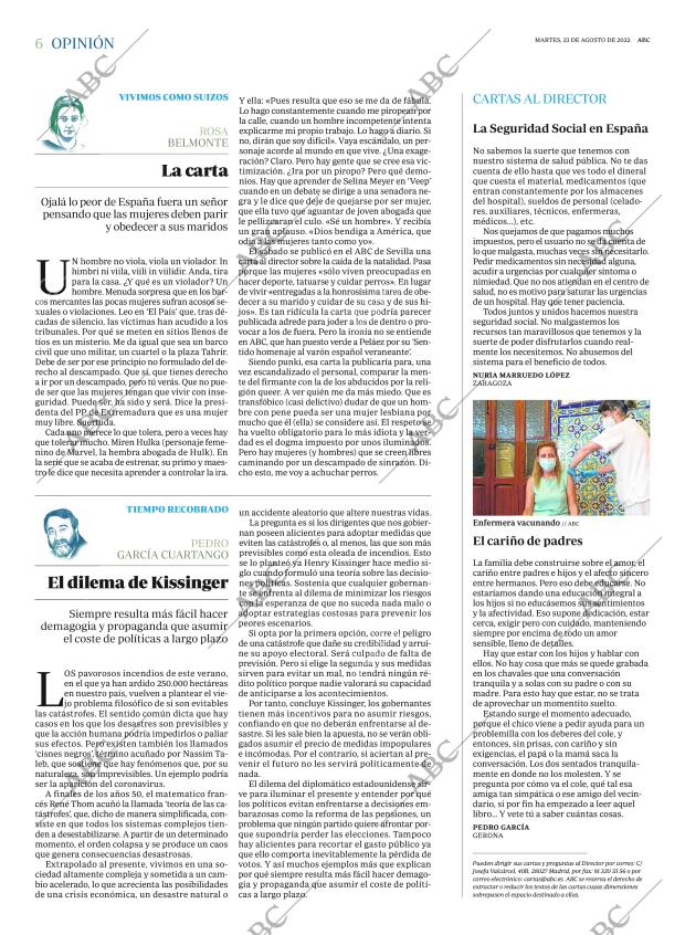 ABC MADRID 23-08-2022 página 6