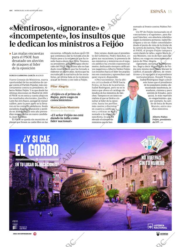 ABC MADRID 24-08-2022 página 15