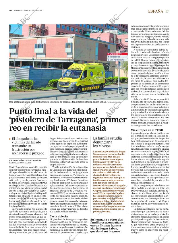 ABC MADRID 24-08-2022 página 17