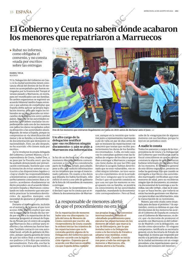 ABC MADRID 24-08-2022 página 18