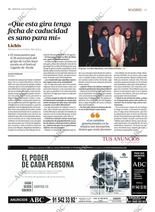 ABC MADRID 24-08-2022 página 45