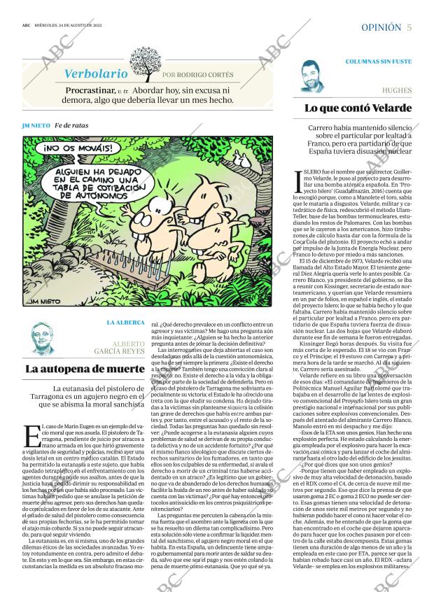 ABC MADRID 24-08-2022 página 5