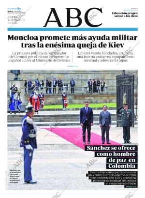 ABC MADRID 25-08-2022 página 1