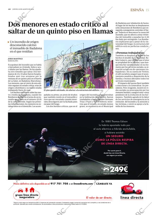 ABC MADRID 25-08-2022 página 15