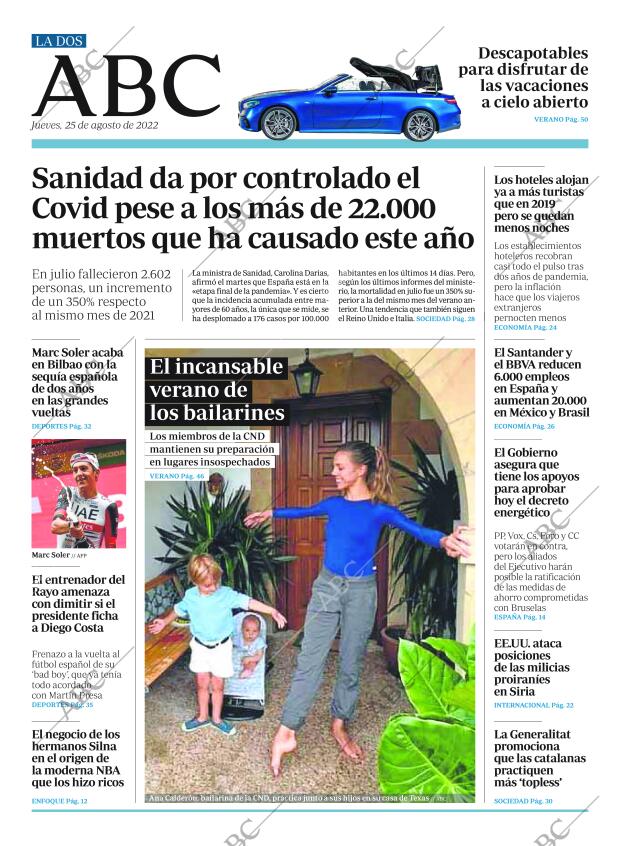 ABC MADRID 25-08-2022 página 2