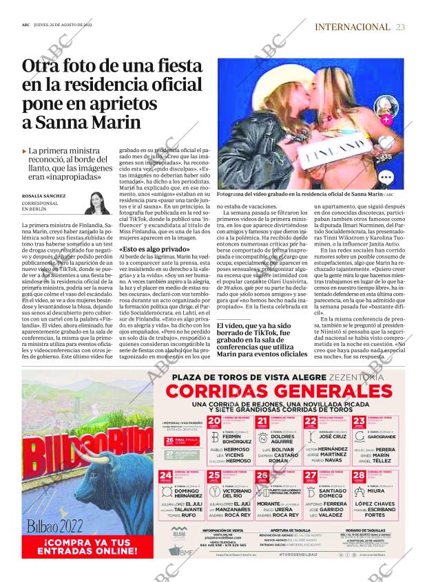 ABC MADRID 25-08-2022 página 23