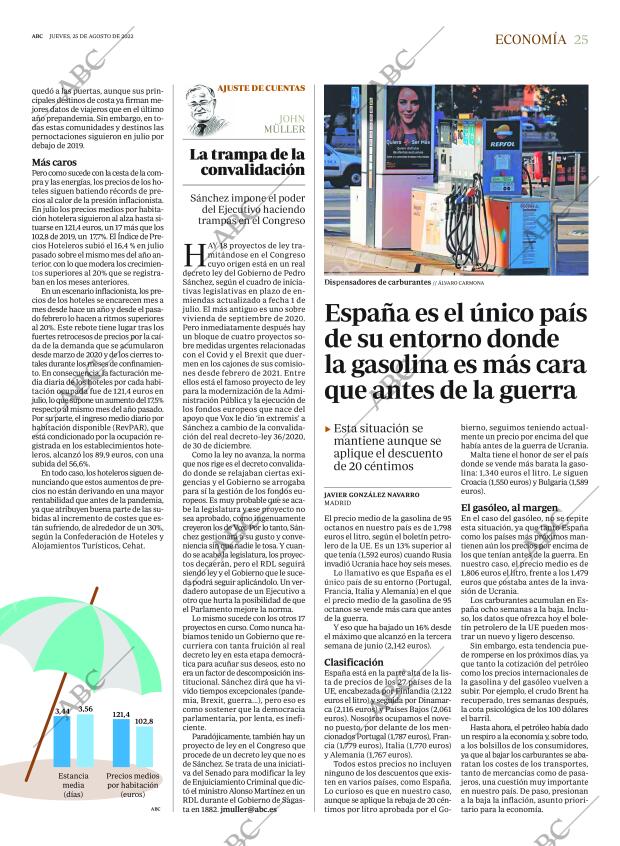 ABC MADRID 25-08-2022 página 25