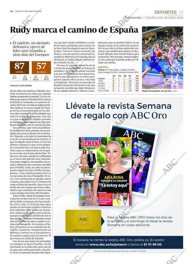 ABC MADRID 25-08-2022 página 33