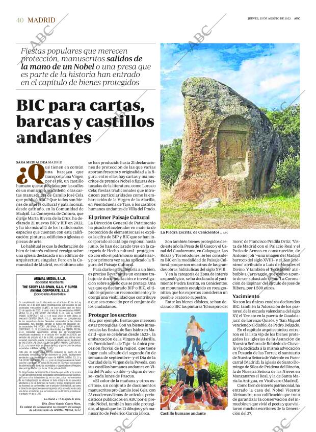 ABC MADRID 25-08-2022 página 40