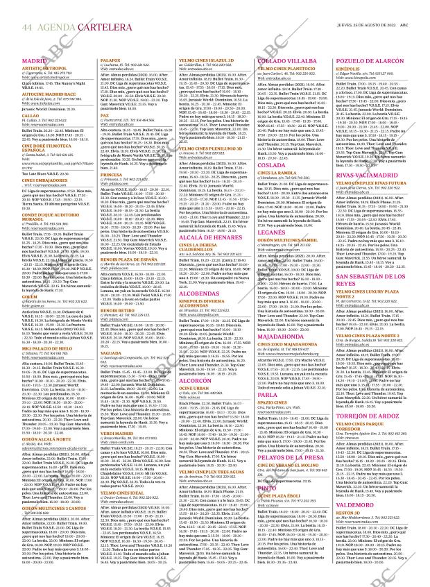ABC MADRID 25-08-2022 página 44