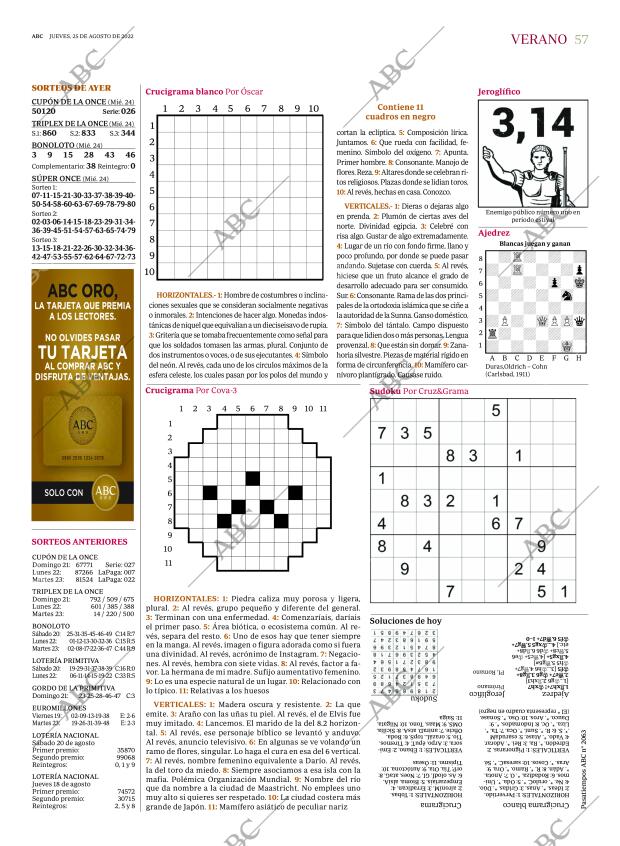ABC MADRID 25-08-2022 página 57