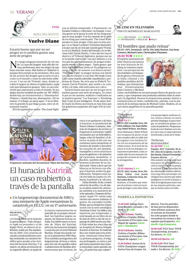ABC MADRID 25-08-2022 página 58