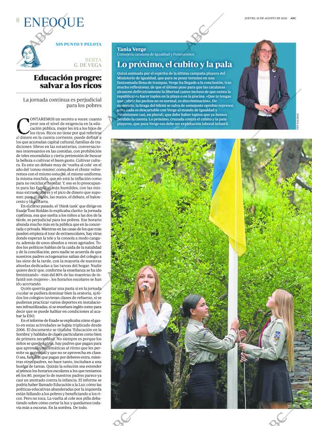 ABC MADRID 25-08-2022 página 8