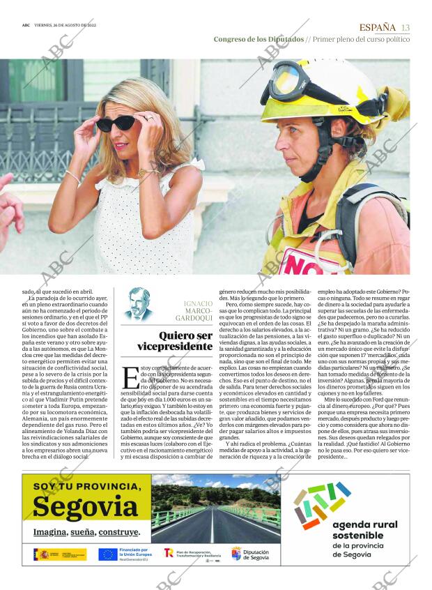 ABC MADRID 26-08-2022 página 13