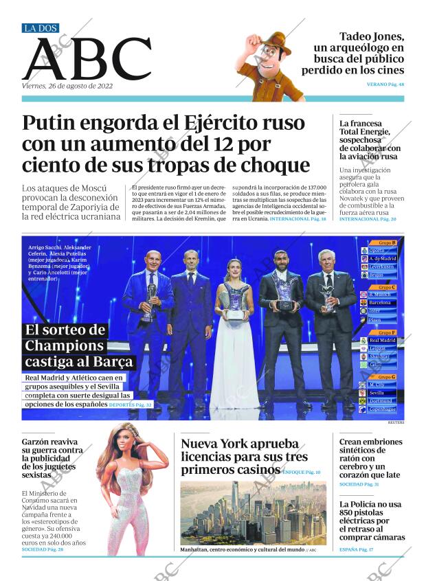 ABC MADRID 26-08-2022 página 2