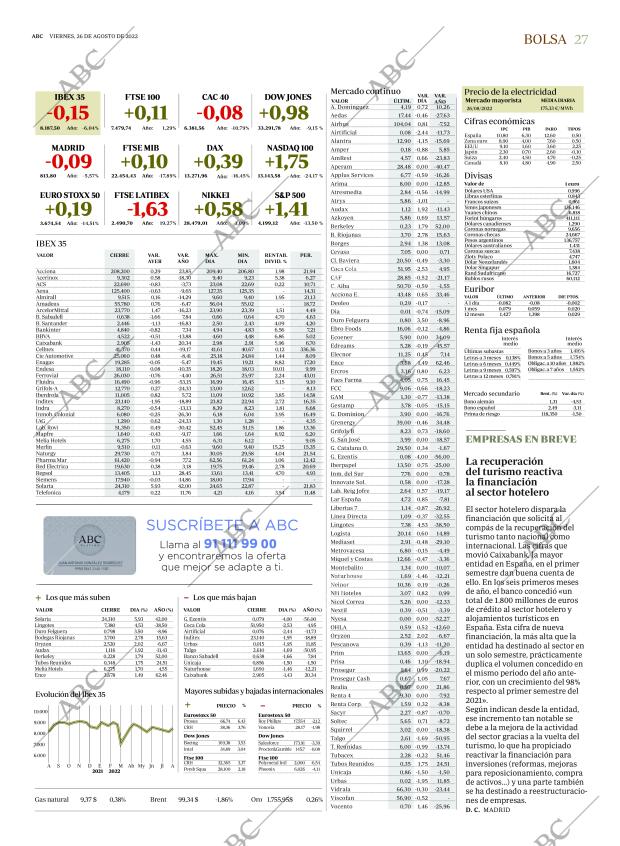 ABC MADRID 26-08-2022 página 27