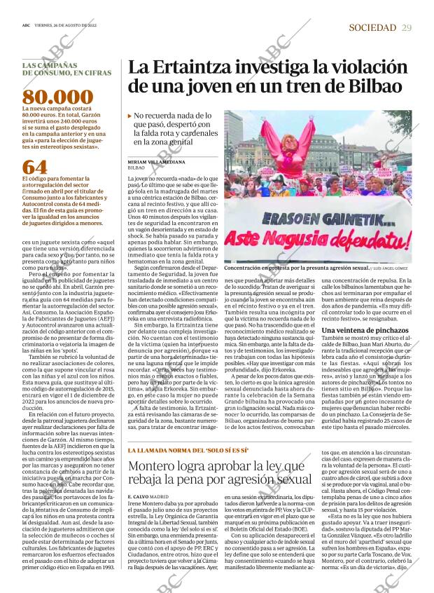 ABC MADRID 26-08-2022 página 29