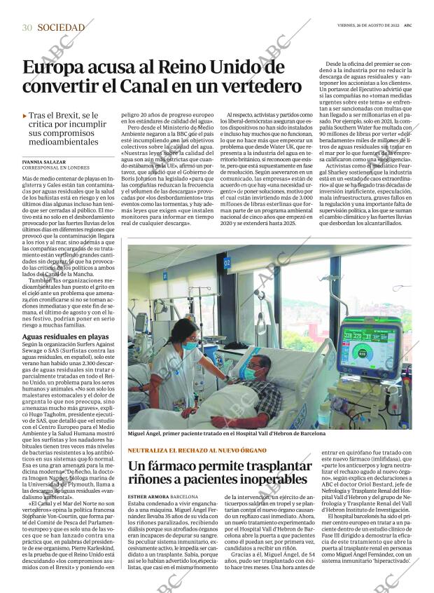 ABC MADRID 26-08-2022 página 30