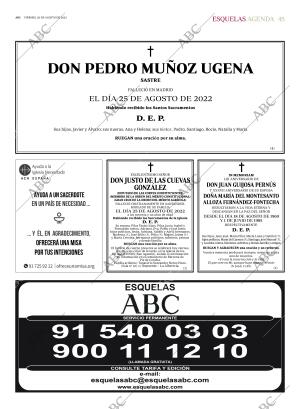 ABC MADRID 26-08-2022 página 45