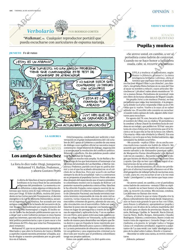 ABC MADRID 26-08-2022 página 5