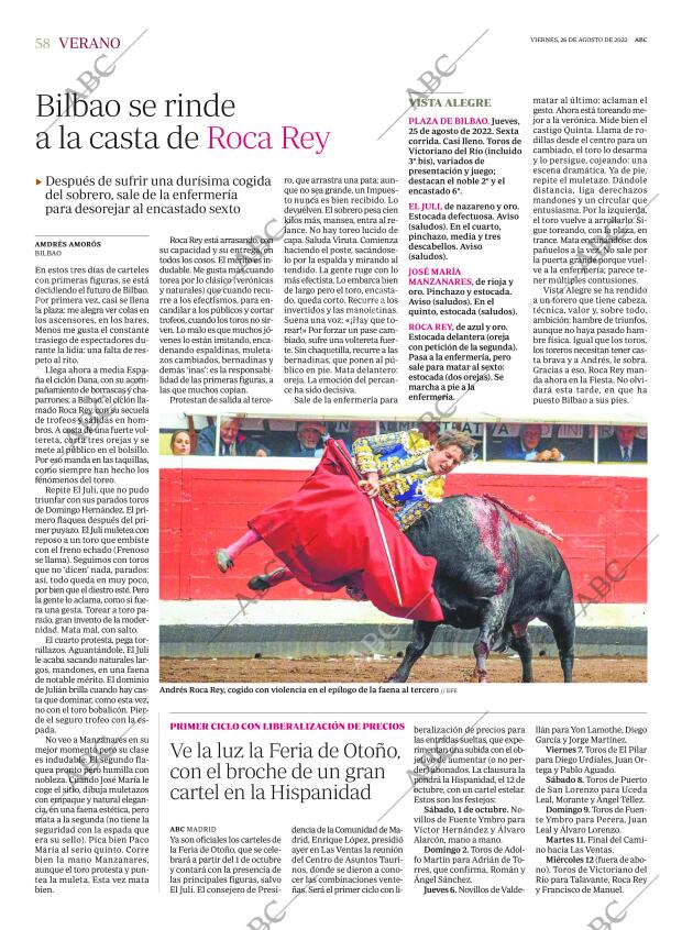ABC MADRID 26-08-2022 página 58