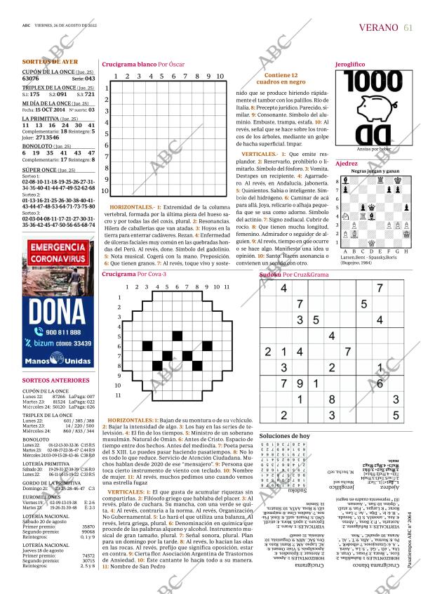 ABC MADRID 26-08-2022 página 61