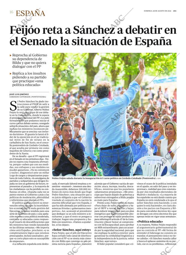 ABC MADRID 28-08-2022 página 16