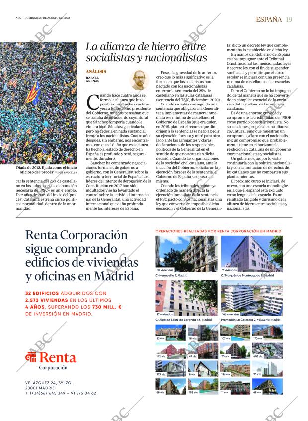 ABC MADRID 28-08-2022 página 19