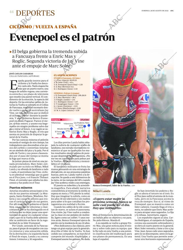 ABC MADRID 28-08-2022 página 44
