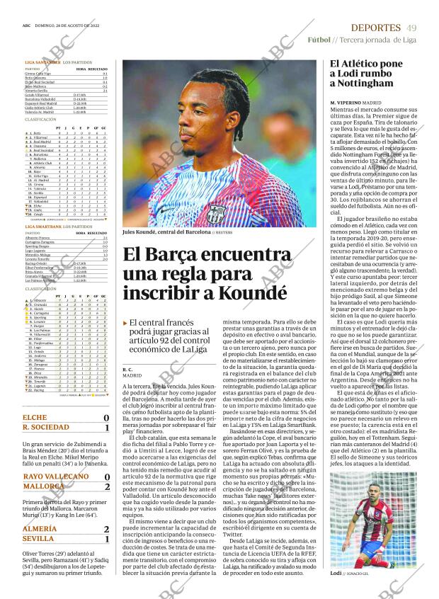 ABC MADRID 28-08-2022 página 49