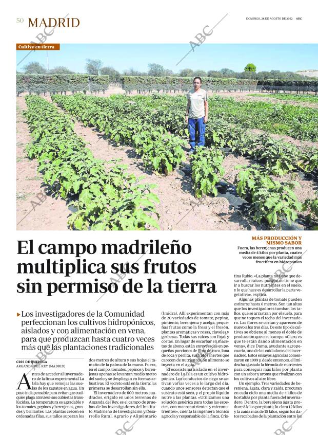 ABC MADRID 28-08-2022 página 50
