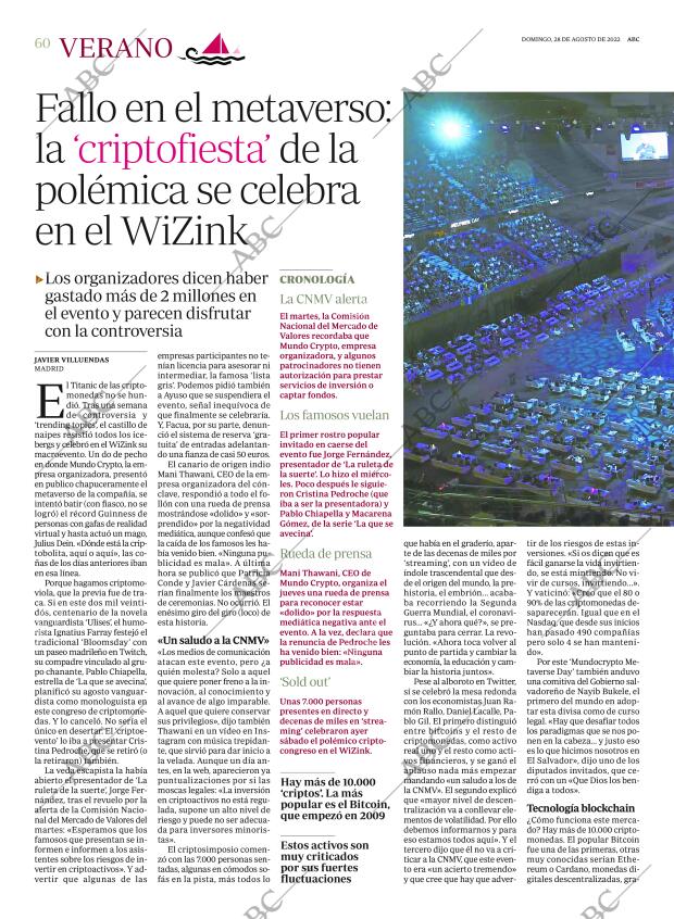 ABC MADRID 28-08-2022 página 60
