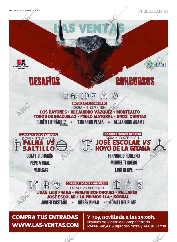 ABC MADRID 28-08-2022 página 65
