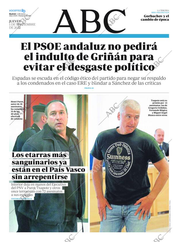 ABC MADRID 01-09-2022 página 1