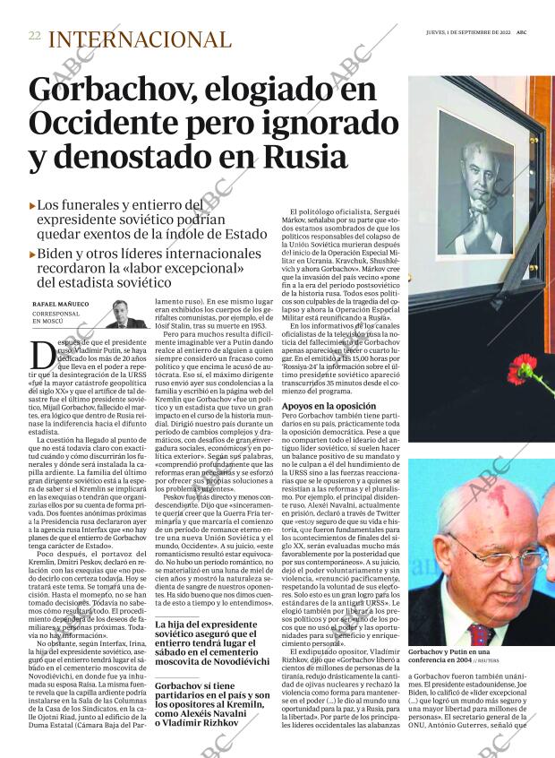 ABC MADRID 01-09-2022 página 22