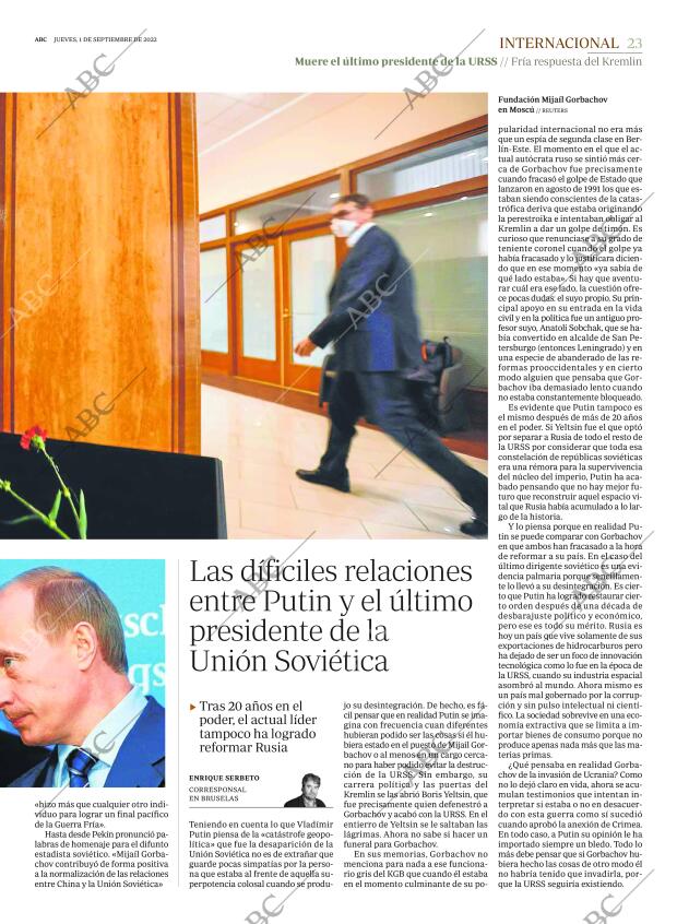 ABC MADRID 01-09-2022 página 23