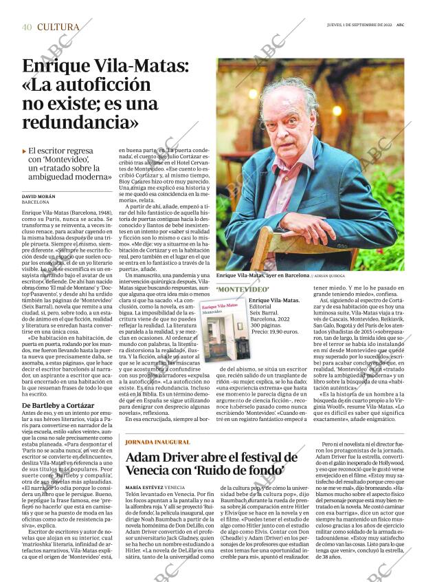 ABC MADRID 01-09-2022 página 40