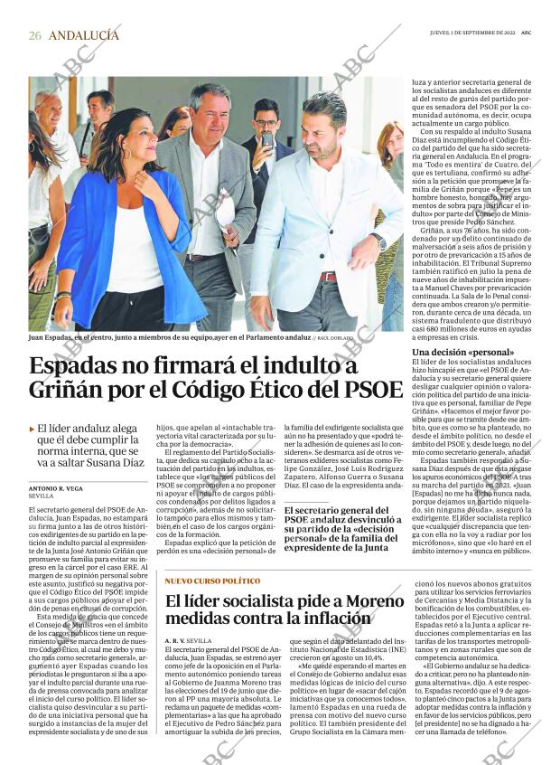 ABC SEVILLA 01-09-2022 página 26