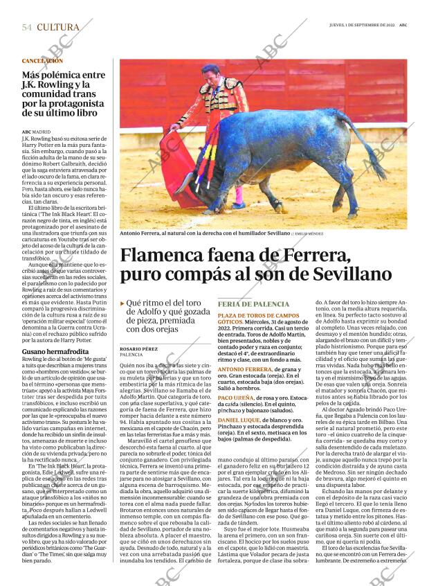 ABC SEVILLA 01-09-2022 página 54