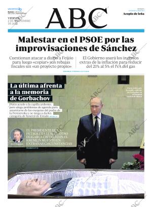 ABC MADRID 02-09-2022 página 1