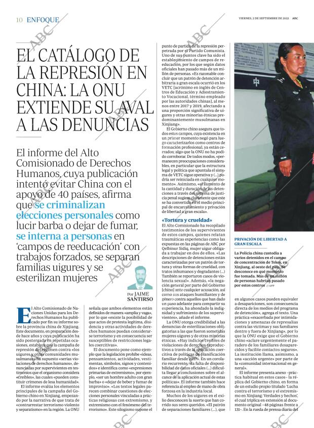 ABC MADRID 02-09-2022 página 10